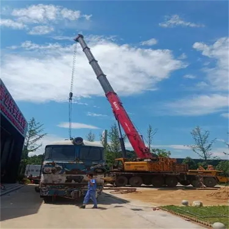 九江濂溪50吨吊车租赁电话一键获取！满足工厂搬迁、设备吊装等多种场景需求